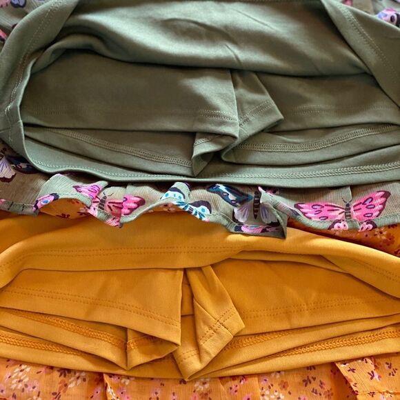 SONOMA FOR LIFE Smocked Tulip Hem Scooter Skirts 5 - Picture 4 of 6